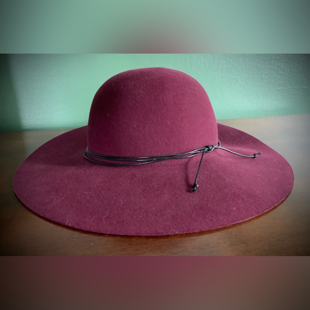 NWT Plum Anthropologie Wool Hat